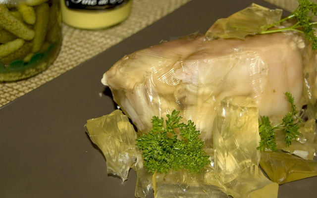 Pied de porc en gelée