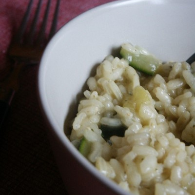 Risotto de courgettes facile