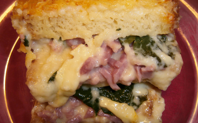 Croque partage au reblochon