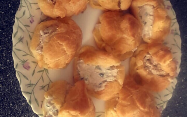 Petits choux saumon
