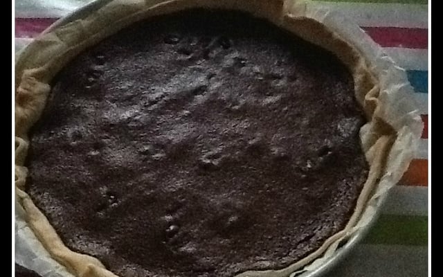 Tarte au chocolat pour les pressés