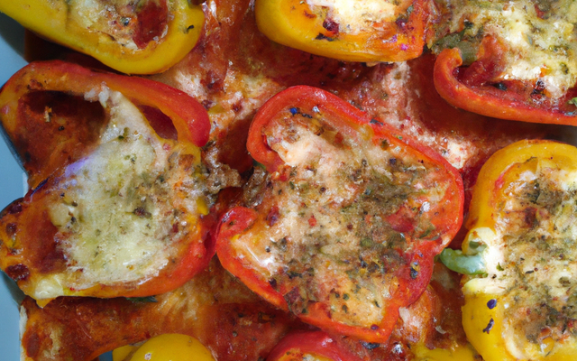 Poivrons gratiné