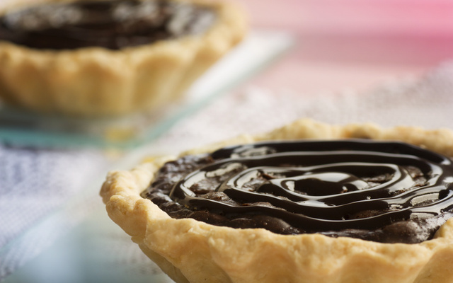 Tartelettes chocolat-praliné de la Mamie Julienne