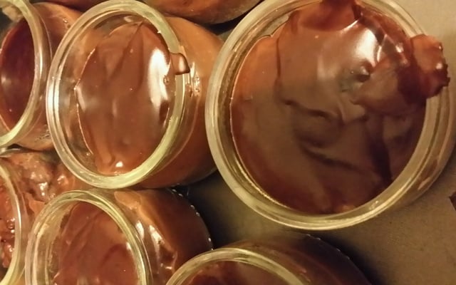 Crème au chocolat comme une danette