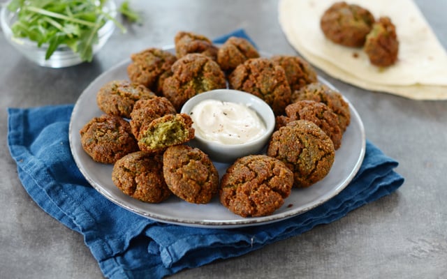 Pita falafels