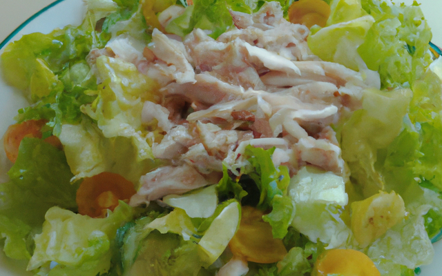 Salade aux blancs de dinde