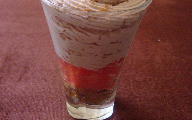 Verrine Pamplemousse chocolatée