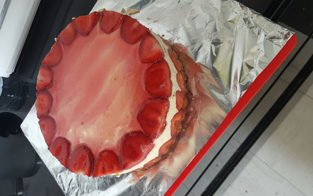 Fraisier léger et frais