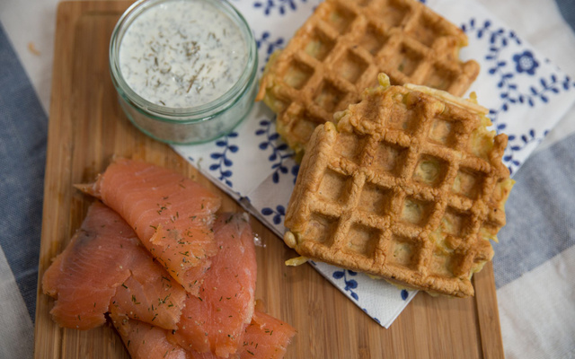 La recette de gaufres à la pomme de terre