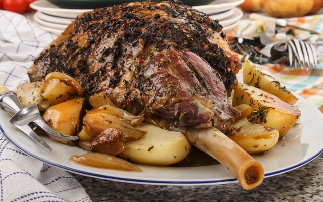 Gigot d'agneau au citron