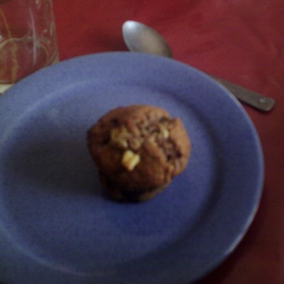 Triple chocolate chunk muffins