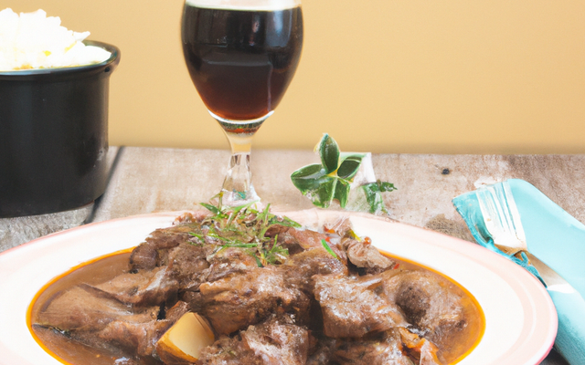 Carbonnade de bœuf à la bière