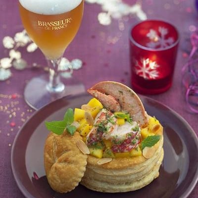 Feuilletés de homard