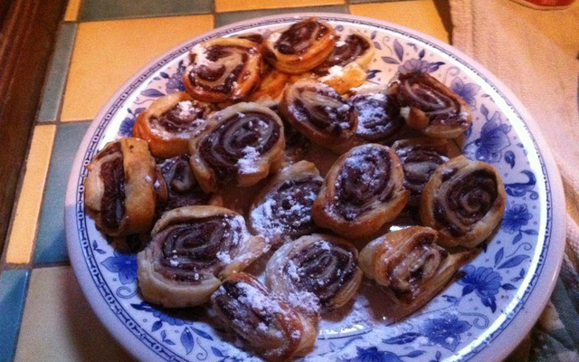 Feuilletés nutella
