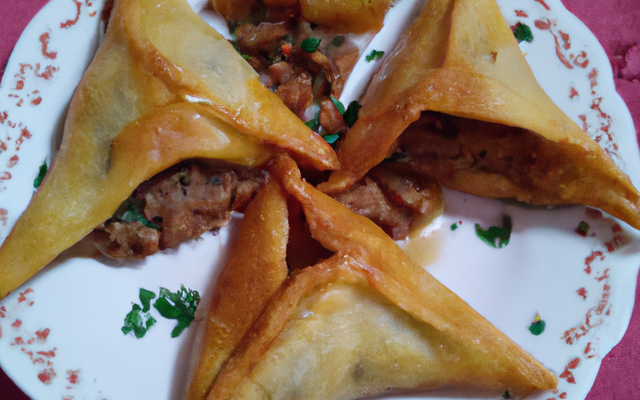 Samoussa au bœuf maison
