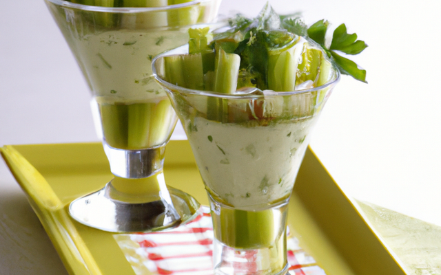 Verrines Pomme Verte-Fenouil