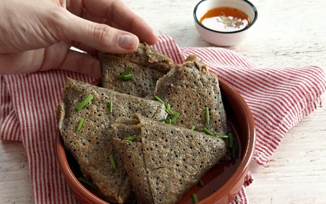 Samoussa de galettes de sarrasin