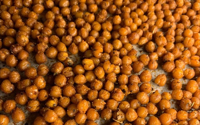 Pois chiches grillés