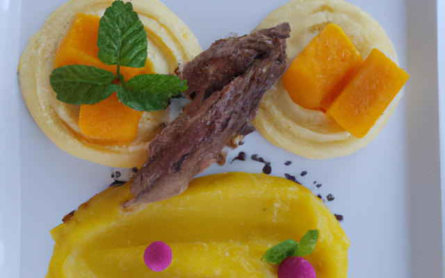 Parmentier de canard et mangue