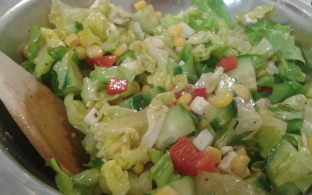 Salade croquante classique