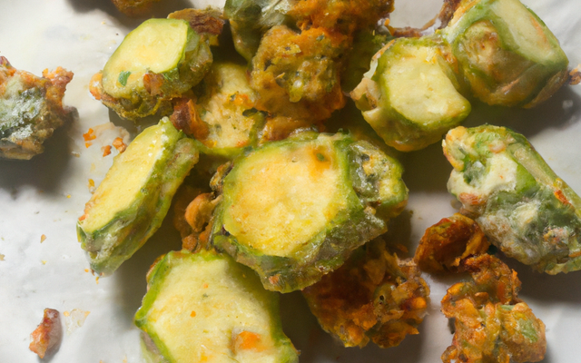 Beignets de courgettes au chèvre