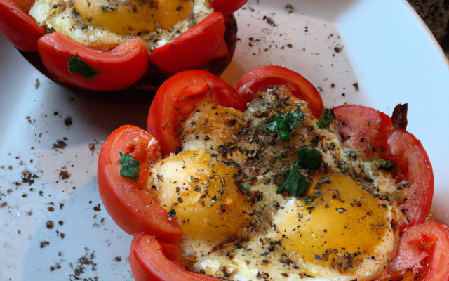 Œufs en coque de tomates
