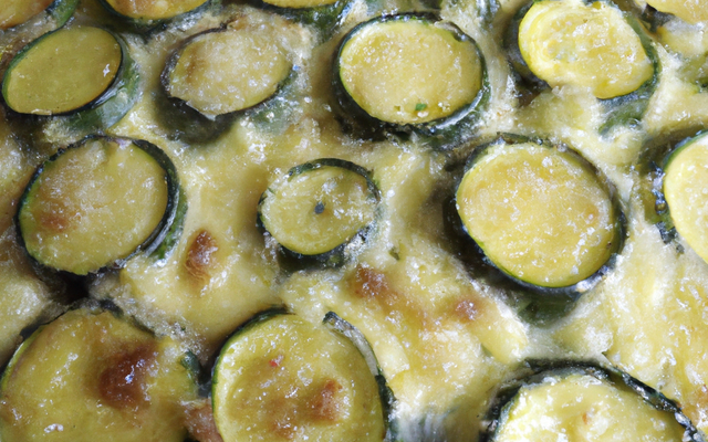 Gratin de courgettes au Fourme d'Ambert