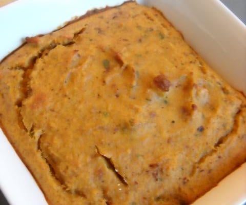 Terrine aux lentilles corail et lardons