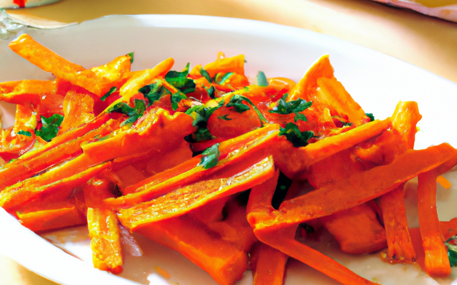 Carotte frites pas cuite