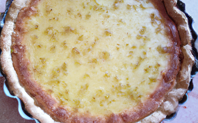 Tarte à la crème de riz