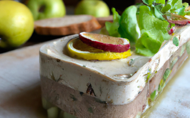 Terrine de chèvre frais aux pommes