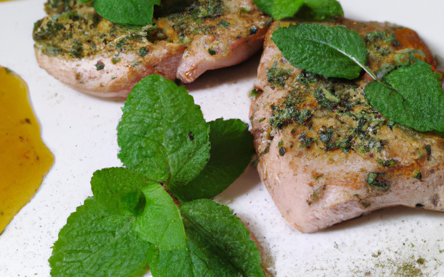 Filet mignon de porc à la menthe