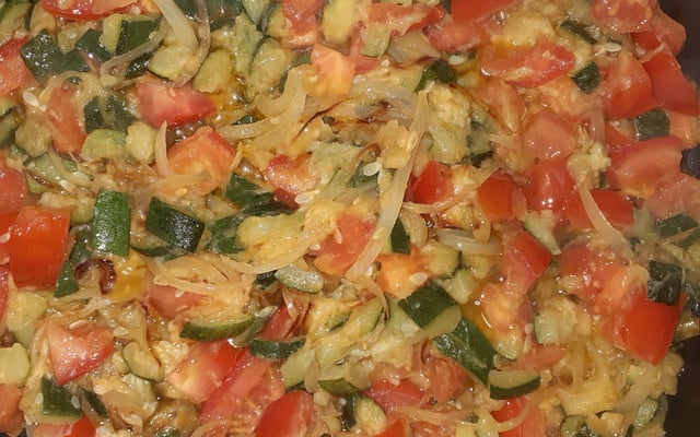 Courgettes façon ratatouille
