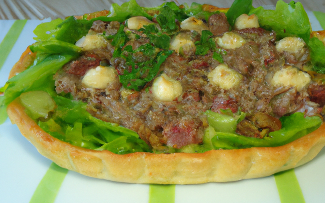 Tarte andouillette chaource