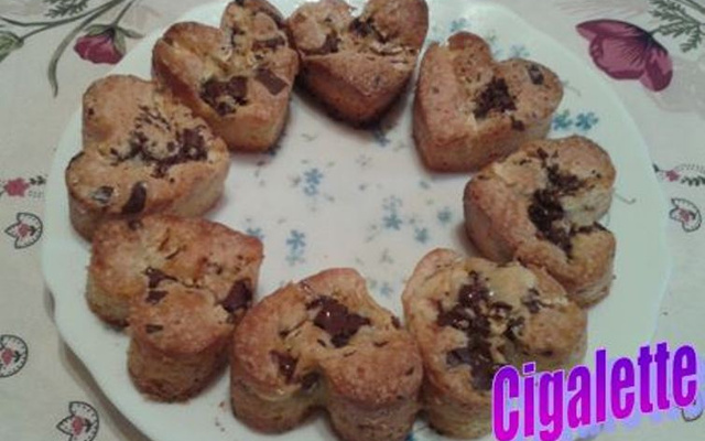 Muffins pomme / chocolat