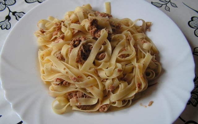 Tagliatelles au thon