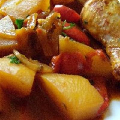 Poulet au paprika maison