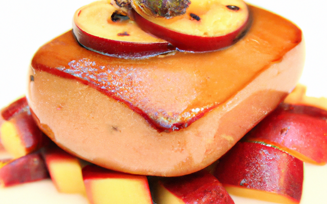 Foie gras parfumé au Pommeau
