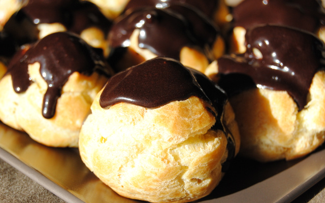 Choux à la crème chocolatée