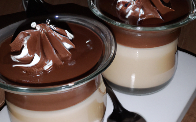 Crème aux deux chocolats