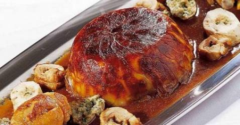 Suprème de volaille farçi à la fourme d'ambert