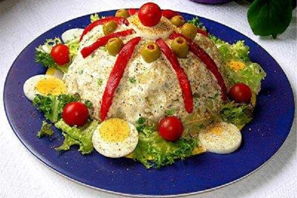 Salade à la russe pour l'été