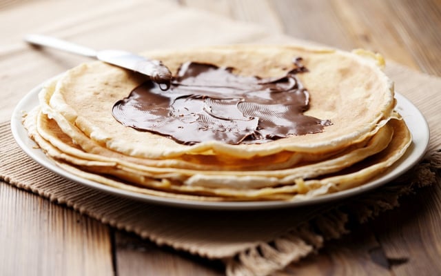 Crêpes au Nutella