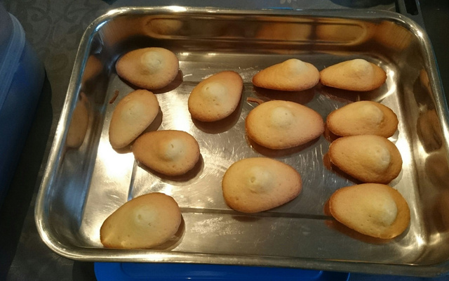 Madeleines parfumées à la bergamote
