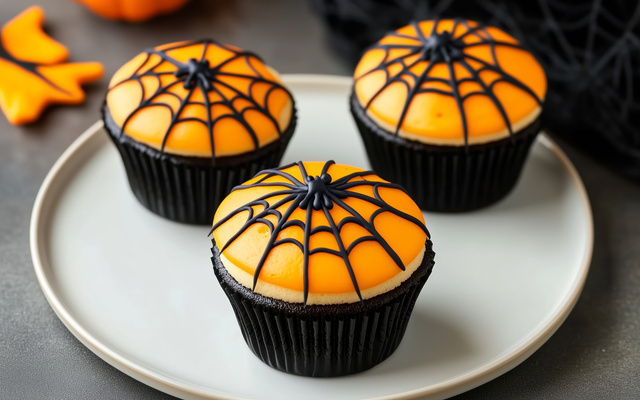 Gâteau à la châtaigne d'Halloween