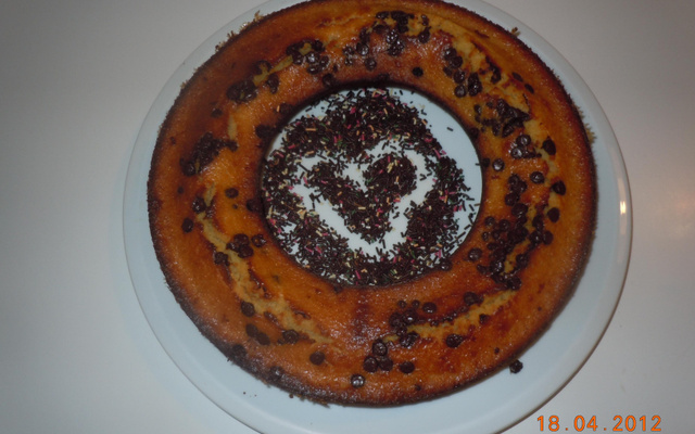 Gâteau à la noix de coco et aux pépites de chocolat