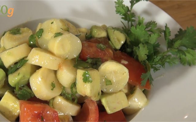 Salade de cœurs de palmier