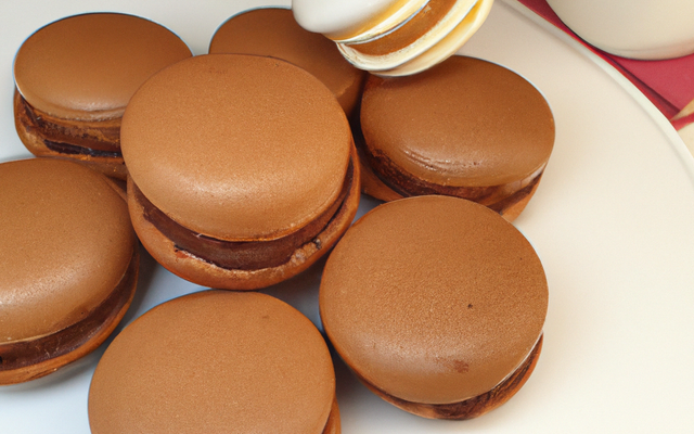 Macarons chocolat Fourme d'Ambert
