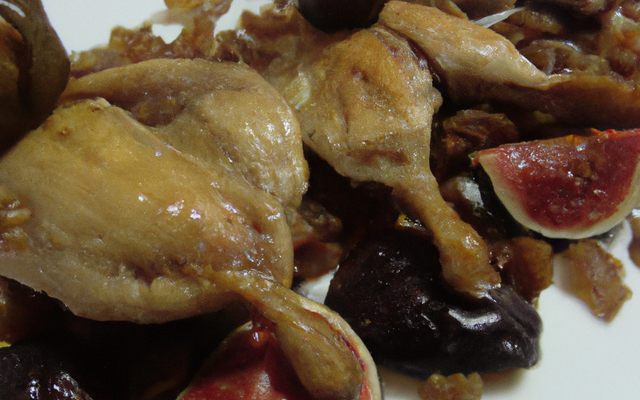 Faisan aux figues séches