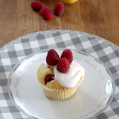 Muffins au citron et à la framboise